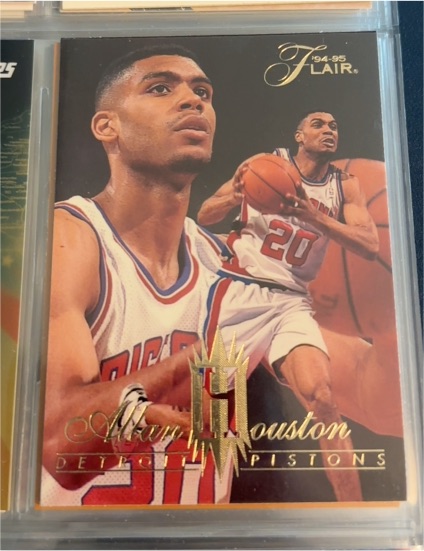 1994-95 Fleer Flair #46 Allan Houston — front