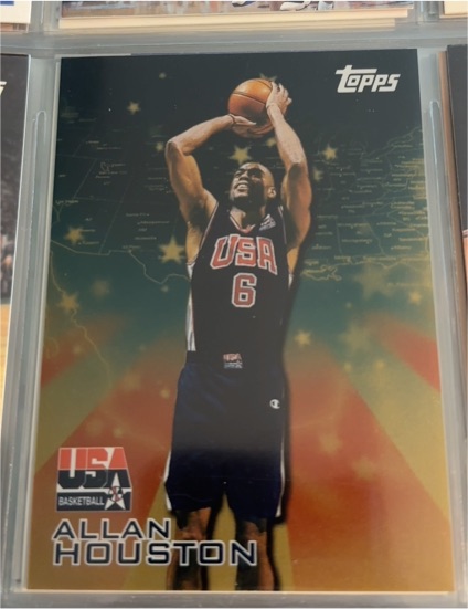 2000 Topps Team USA #11 Allan Houston — front