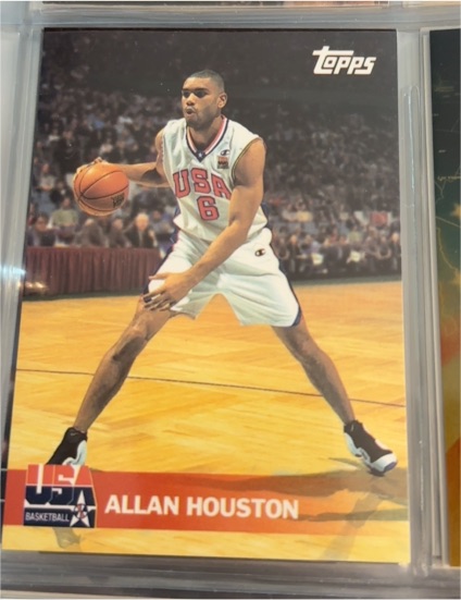 2000 Topps Team USA #30 Allan Houston — front
