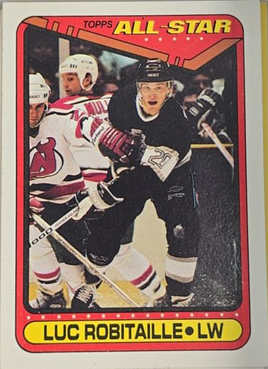 1990-91 Topps #194 Luc Robitaille — front