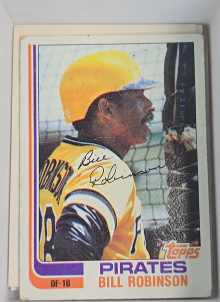 1982 Topps #543 Bill Robinson — front