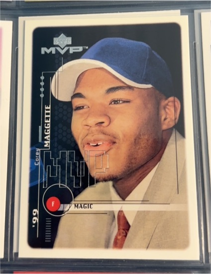 1999-00 Upper Deck MVP #216 Corey Maggette — front