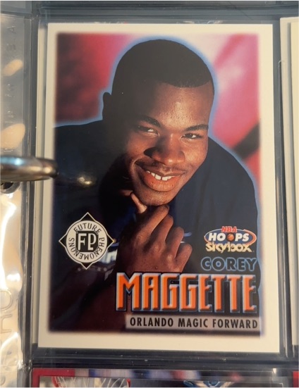 1999-00 Skybox NBA Hoops #185 Corey Maggette — front