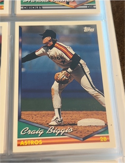 1994 Topps #305 Craig Biggio — front