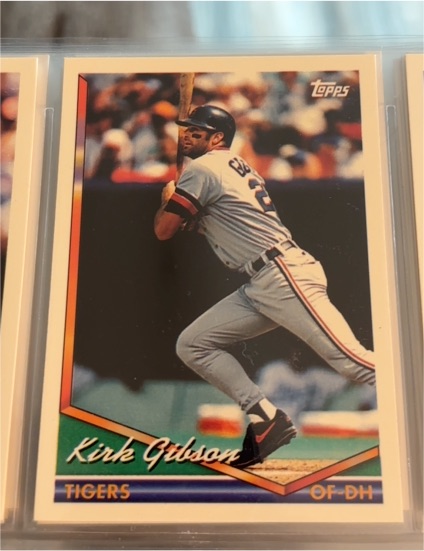 1994 Topps #228 Kirk Gibson — front