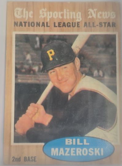 1962 Topps #391 Bill Mazeroski — front