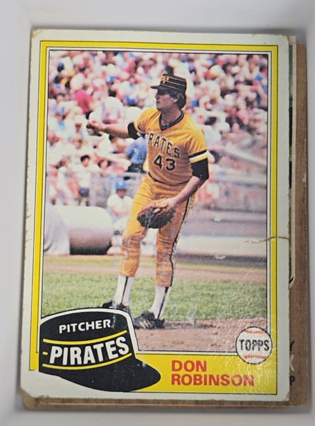1981 Topps #168 Don Robinson — front