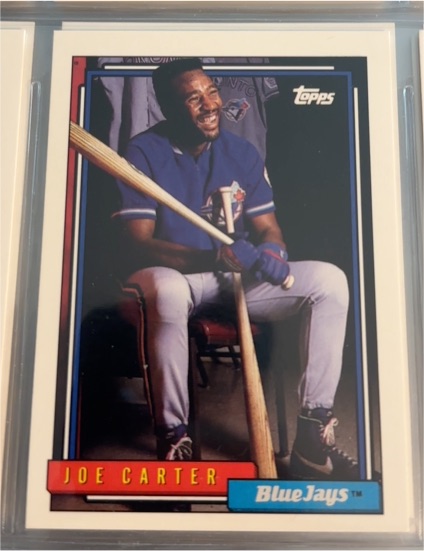 1992 Topps #790 Joe Carter — front