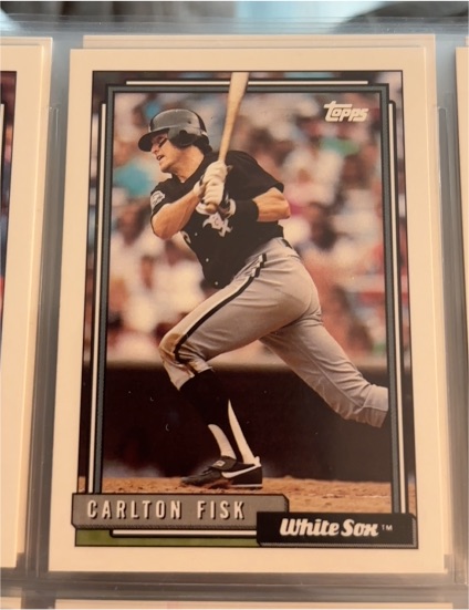 1992 Topps #630 Carlton Fisk — front