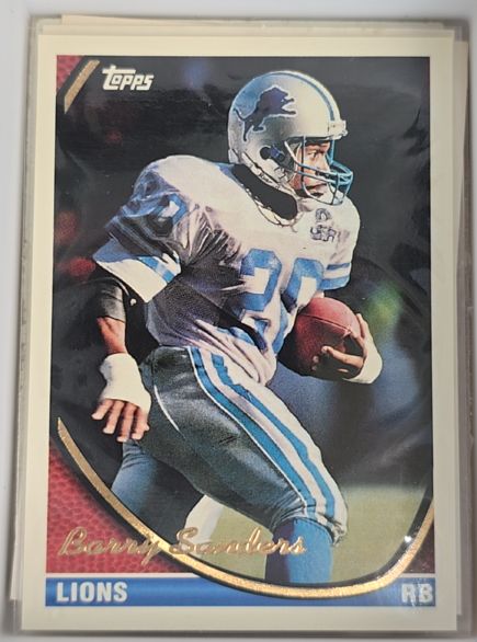 1994 Topps #570 Barry Sanders — front