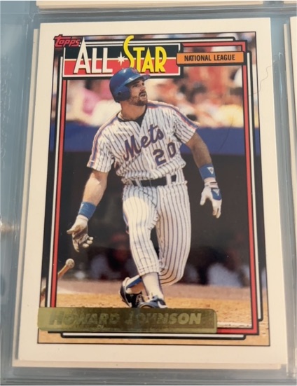 1992 Topps #388 Howard Johnson — front