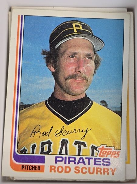 1982 Topps #207 Rod Scurry — front