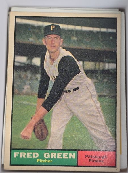 1961 Topps #181 Fred Green — front