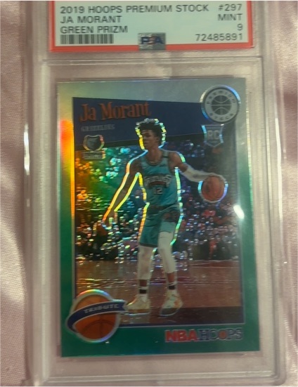 2019 Hoops Premium Stock #297 Ja Morant — front