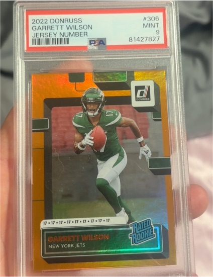 2022 Donruss #306 Garrett Wilson — front