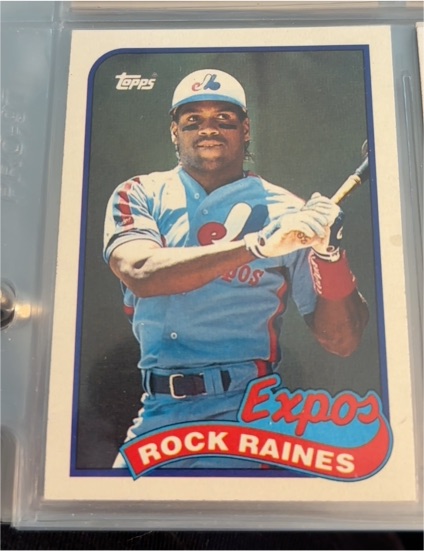 1989 Topps #560 Tim Raines — front