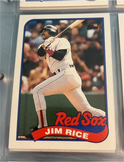 1989 Topps #245 Jim Rice — front