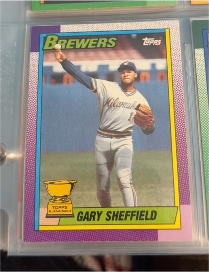 1990 Topps #718 Gary Sheffield — front