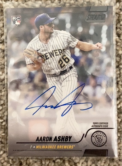 2022 Topps Stadium Club #SCBA-AA Aaron Ashby — front