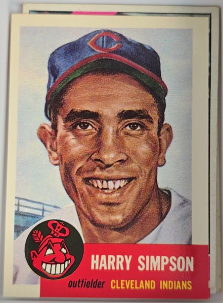 1953 Topps #150 Harry Simpson — front