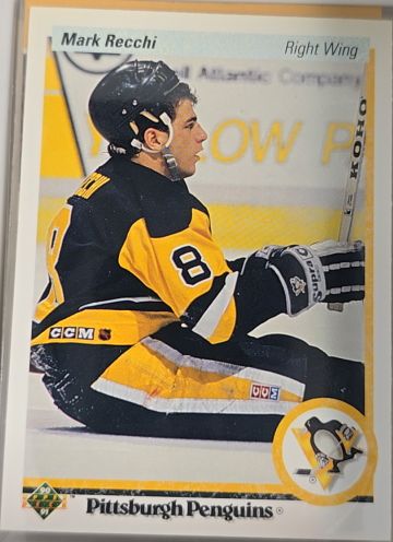 1990-91 Upper Deck #178 Mark Recchi — front