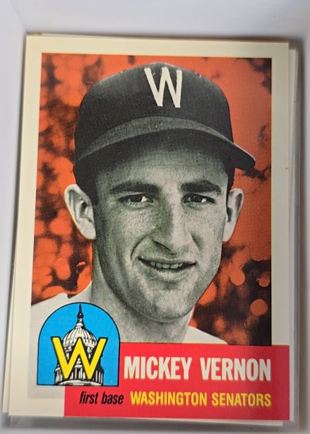 1991 Topps Archives 1953 #287 Mickey Vernon — front