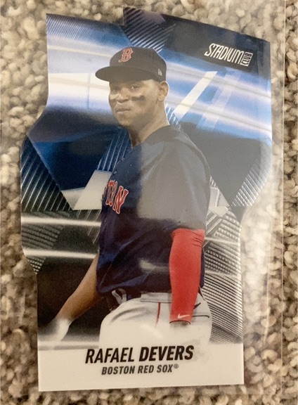 2022 Topps Stadium Club Triumvirates #T-15 Rafael Devers — front