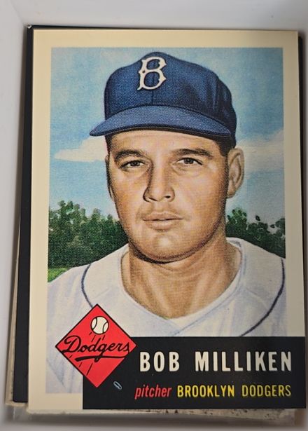 1991 Topps Archives 1953 #221 Bob Milliken — front