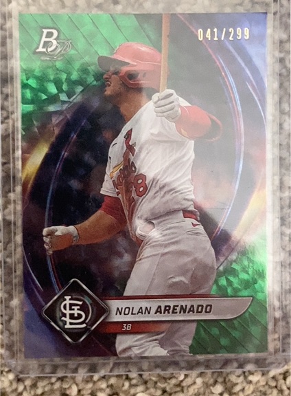 2022 Bowman Platinum #43 Nolan Arenado — front