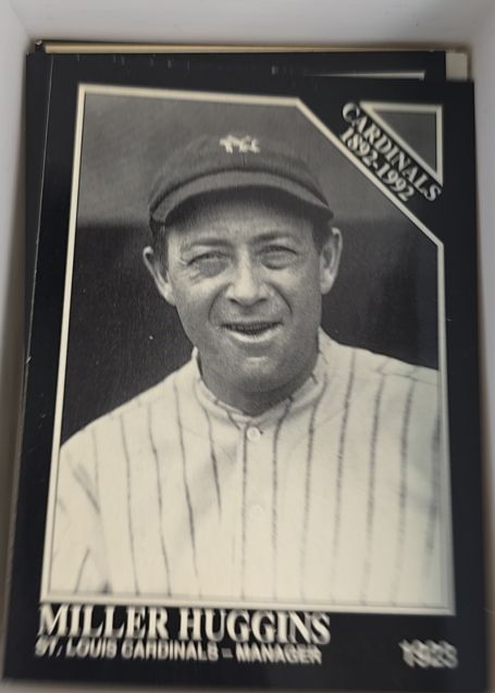 1992 Conlon Collection #649 Miller Huggins — front