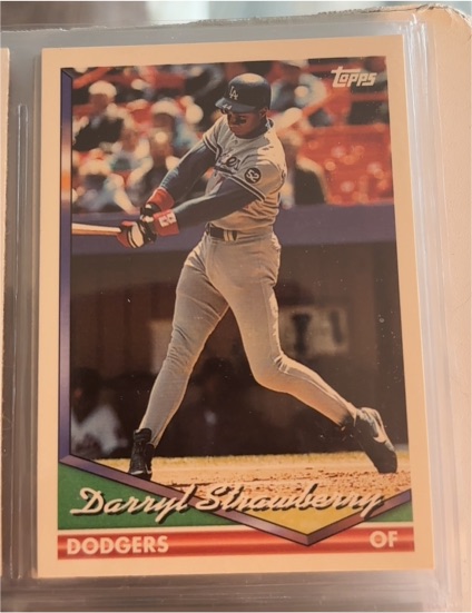 1994 Topps #640 Darryl Strawberry — front