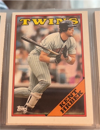 1988 Topps #45 Kent Hrbek — front