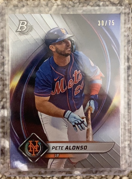 2022 Bowman Platinum #65 Pete Alonso — front