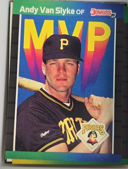 1989 Donruss #BC-10 Andy Van Slyke Bonus MVP's — front