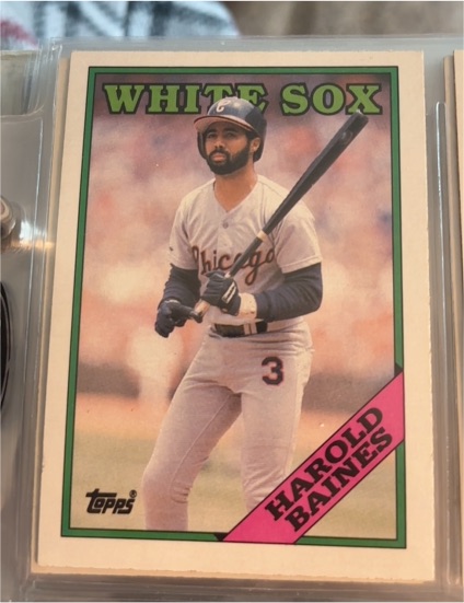 1988 Topps #35 Harold Baines — front