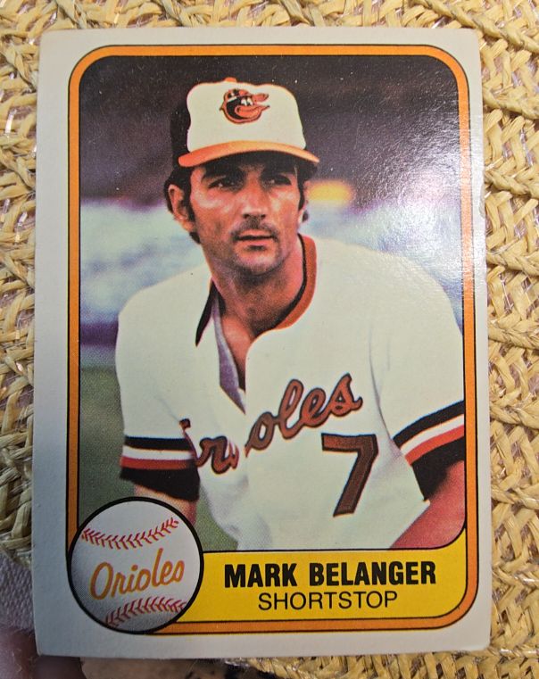 1981 Fleer #175 Mark Belanger — front