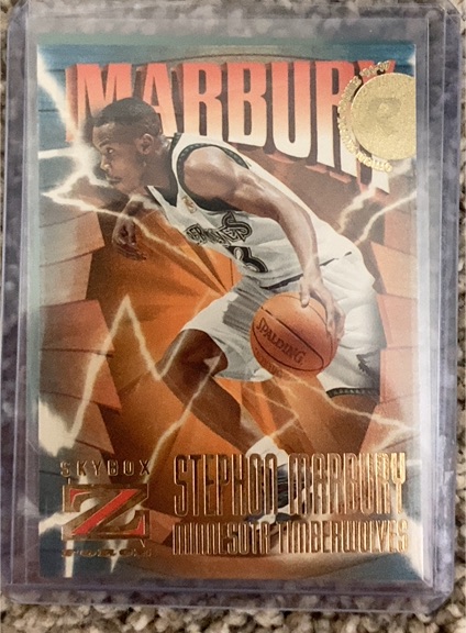 1996-97 Skybox Z-Force #156 Stephon Marbury — front
