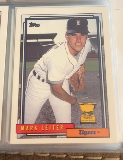 1992 Topps #537 Mark Leiter — front