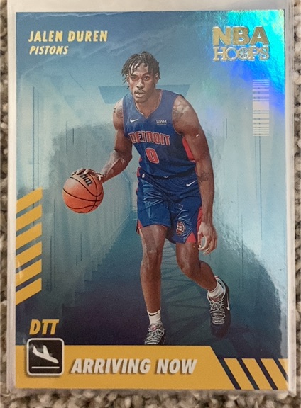 2022-23 Panini NBA Hoops #13 Jalen Duren Arriving Now — front