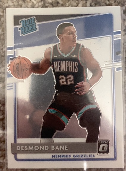 2020-21 Donruss Optic #180 Desmond Bane Rated Rookie — front