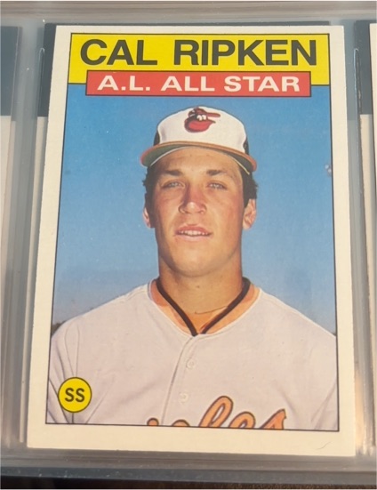 1986 Topps #715 Cal Ripken Jr. — front