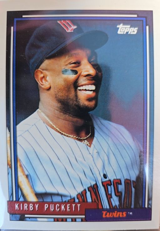 1992 Topps #575 Kirby Puckett — front