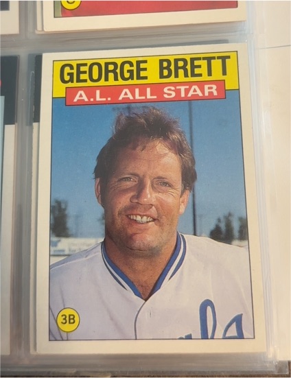 1986 Topps #714 George Brett — front