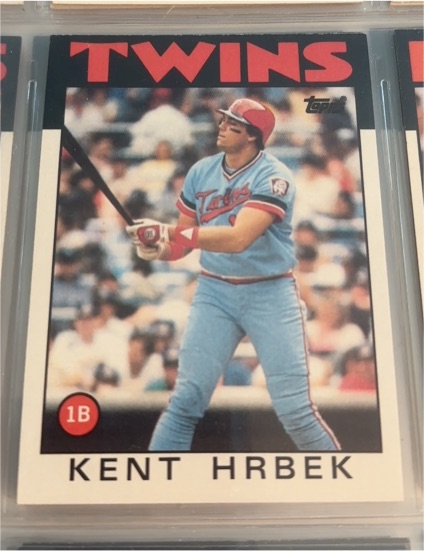 1986 Topps #430 Kent Hrbek — front