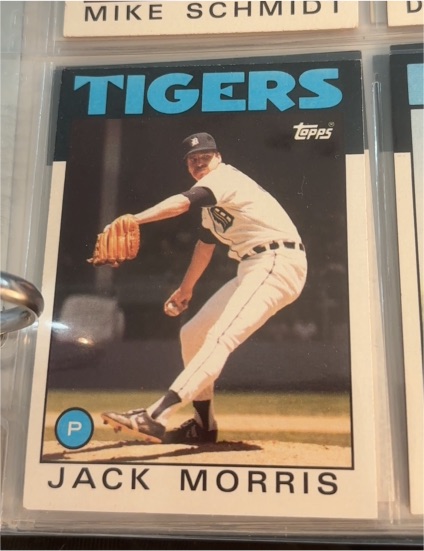 1986 Topps #270 Jack Morris — front