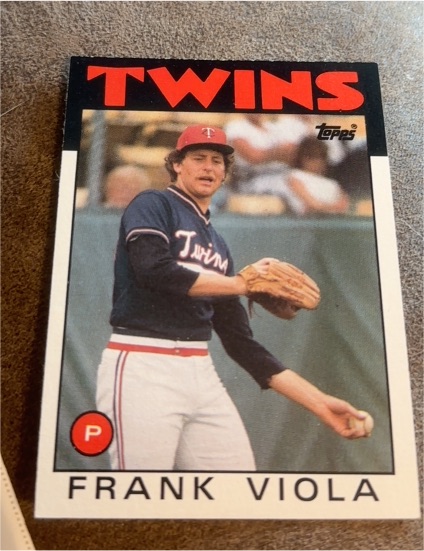 1986 Topps #742 Frank Viola — front