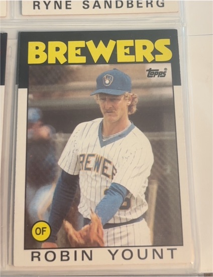1986 Topps #780 Robin Yount — front