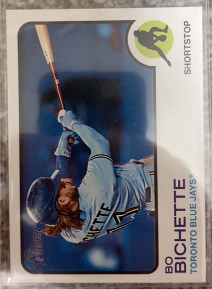 2022 Topps Heritage High Number #262c Bo Bichette — front