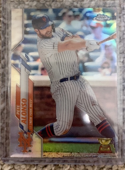 2020 Topps Chrome #80 Pete Alonso — front
