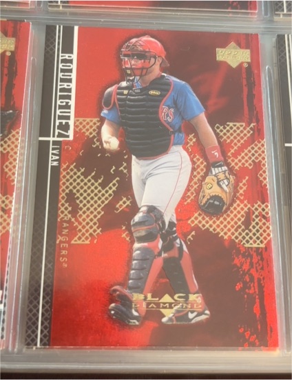 2000 Upper Deck Black Diamond Rookie Edition #22 Ivan Rodriguez — front